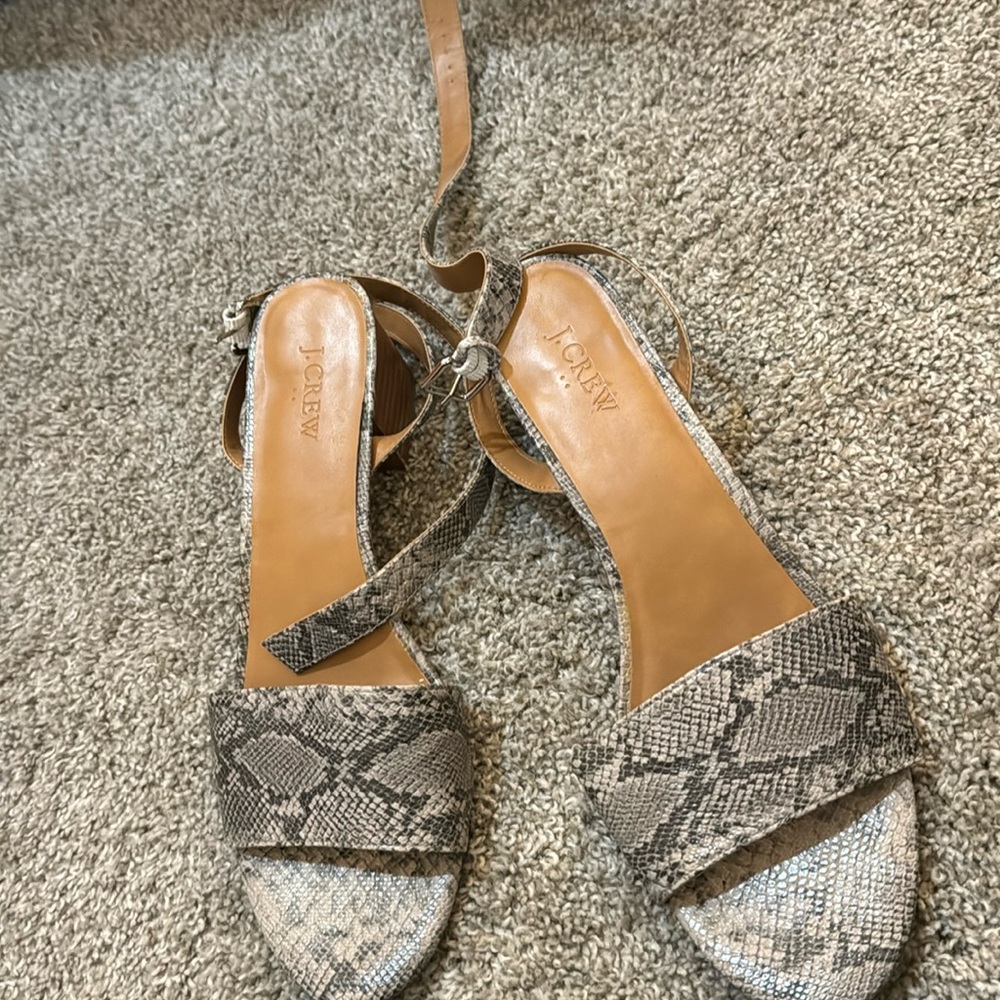 J crew snake sandal
